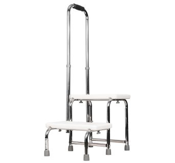 Two Step Stool with Handrail - Image 1