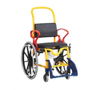 Rebotec Augsburg 24 – Self Propelled Child Commode Wheelchair - Image 1