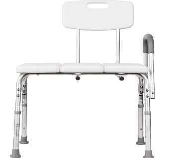 Bath Transfer Bench, Height Adjustable - Image 1