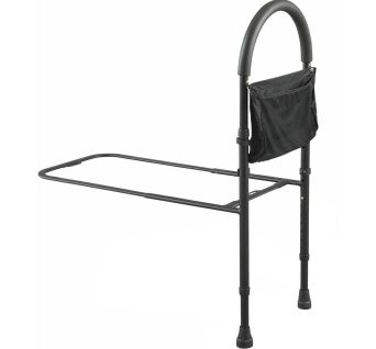 Height Adjustable Hand Bed Rail with Pouch - Image 1