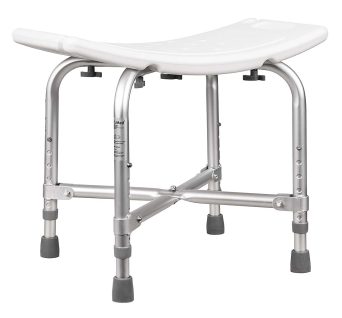 Braced Shower Stool, Bench Seat - Image 1