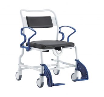 Rebotec Dallas – Wide Bariatric Shower Commode Chair - Image 1