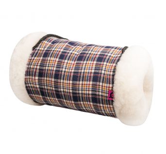 Hand Warmer Muff, Printed Fabric with Cord - Image 1