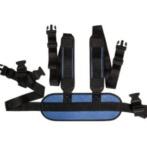Padded Wheelchair Belt with Shoulder Straps