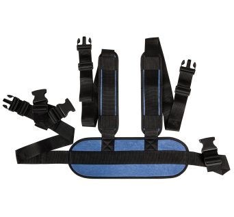 Padded Wheelchair Belt with Shoulder Straps - Image 1