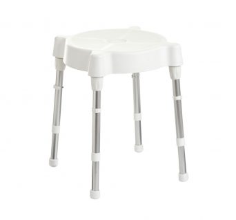 Rebotec Verona – Round Shower Stool - Image 1
