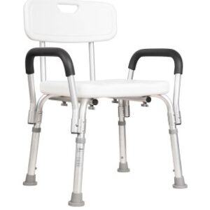 Shower Chair, Aluminium Rust Free, Adjustable Height