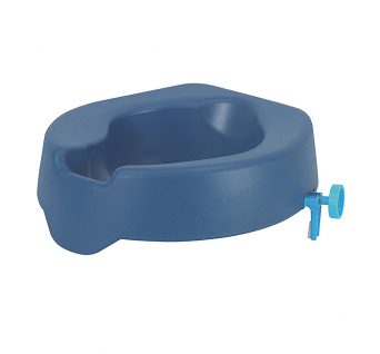 Soft Toilet Seat Riser, Blue - Image 1