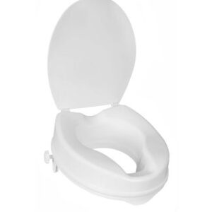 Raised Toilet Seat With Lid