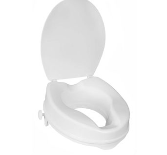 Raised Toilet Seat With Lid - Image 1