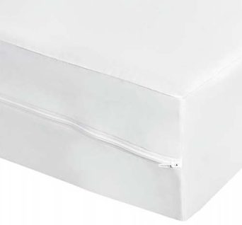 Vinyl Mattress Protector Cover, Zippered - Image 1